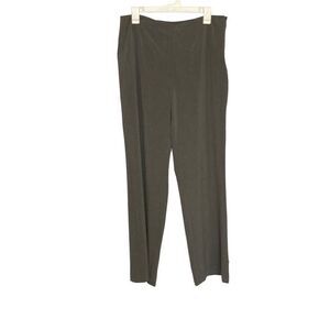 Gloria Vanderbilt Grayson Pants Gray Women's 12 Tapered Waist Slight Bootcut